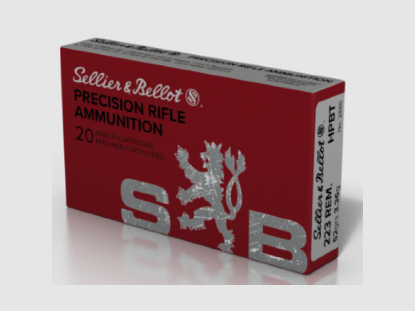 223 Remington S&B HPBT 52gr VE20