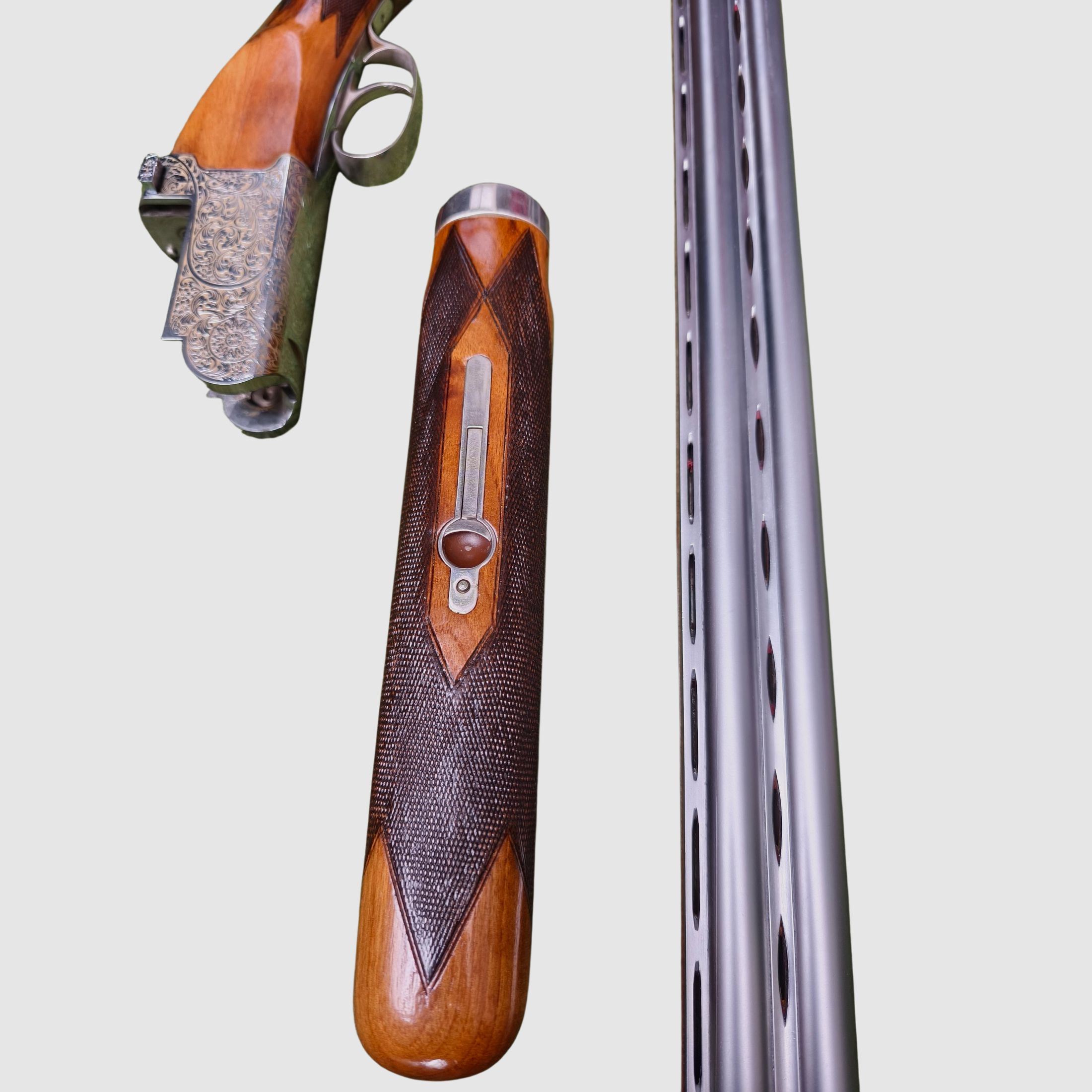 Antonio Zoli Bockdoppelflinte 12/70 – Trap 76 cm – graviert – Nickel Chrome Steel – Baujahr 1975