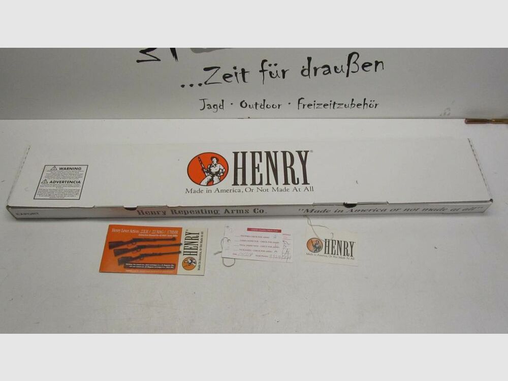 Henry UHR Unterhebelrepetierbüchse Lever Action 18,5", .22lr, fast neuwerti .22lr