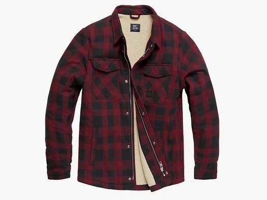 Vintage Industries Vintage Industries Jacke Craft Heavyweight Shirt red check