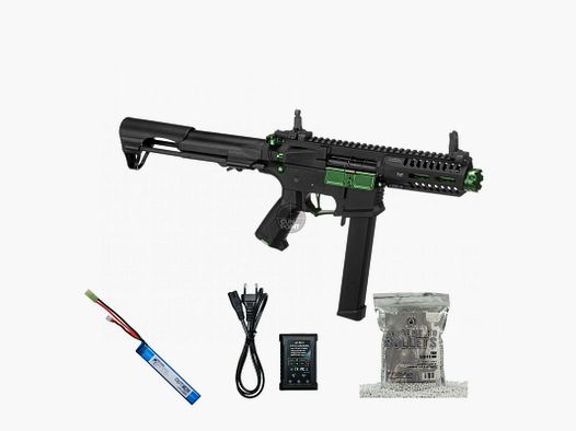 SET !!! Softair - Maschinenpistole - G & G ARP 9 0.5J Jade - ab 14, unter 0,5 Joule