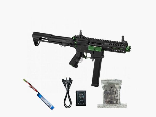 SET !!! Softair - Maschinenpistole - G & G ARP 9 0.5J Jade - ab 14, unter 0,5 Joule