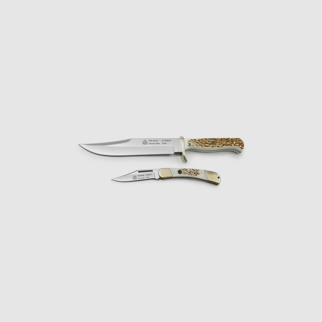 PUMA SGB Bowie / Whitetail, POM Commando Stag