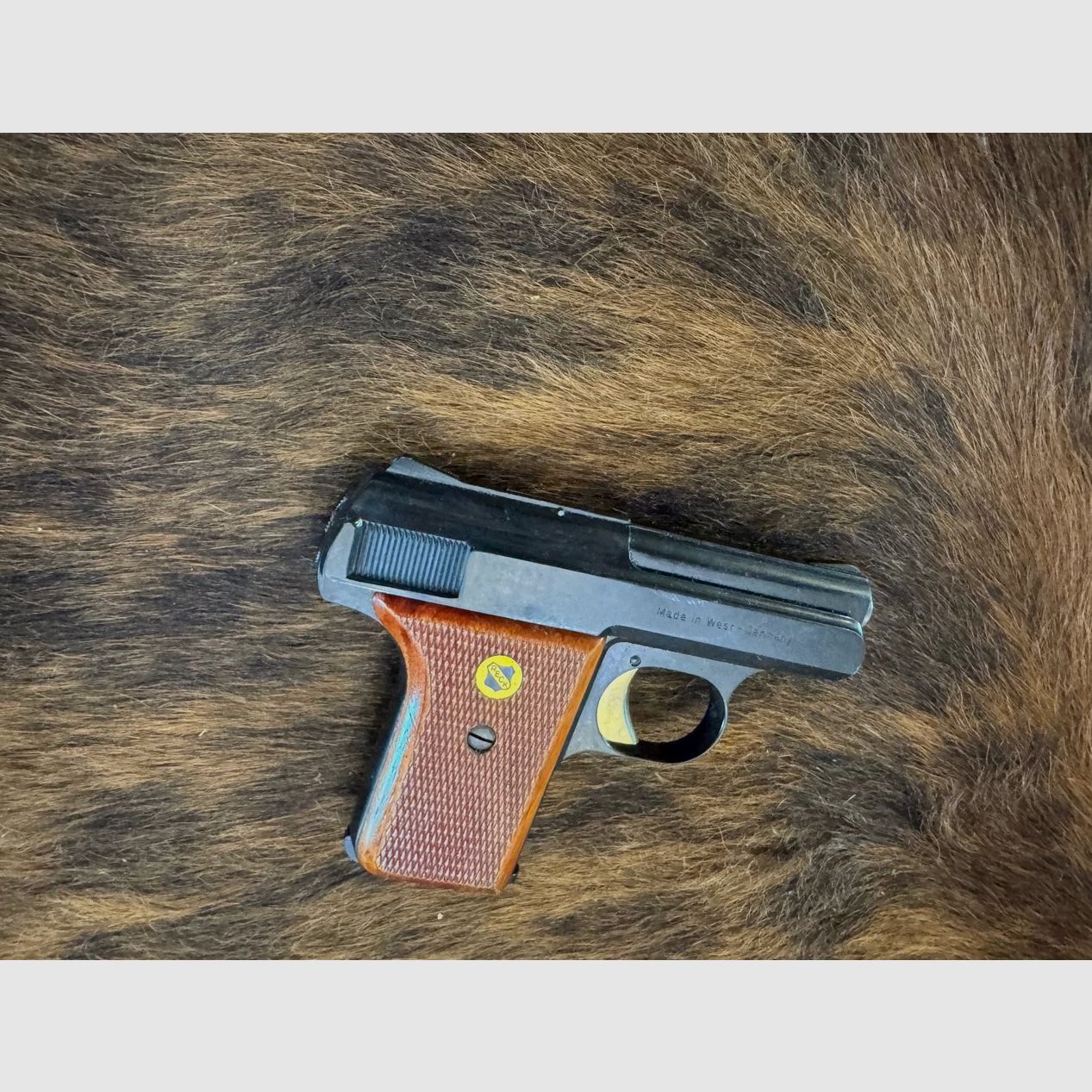 Pistole Reck P8, Kaliber 6,35 mm Browning (.25 ACP), Taschenpistole / Westentaschenpistole, Bild 3 von 3