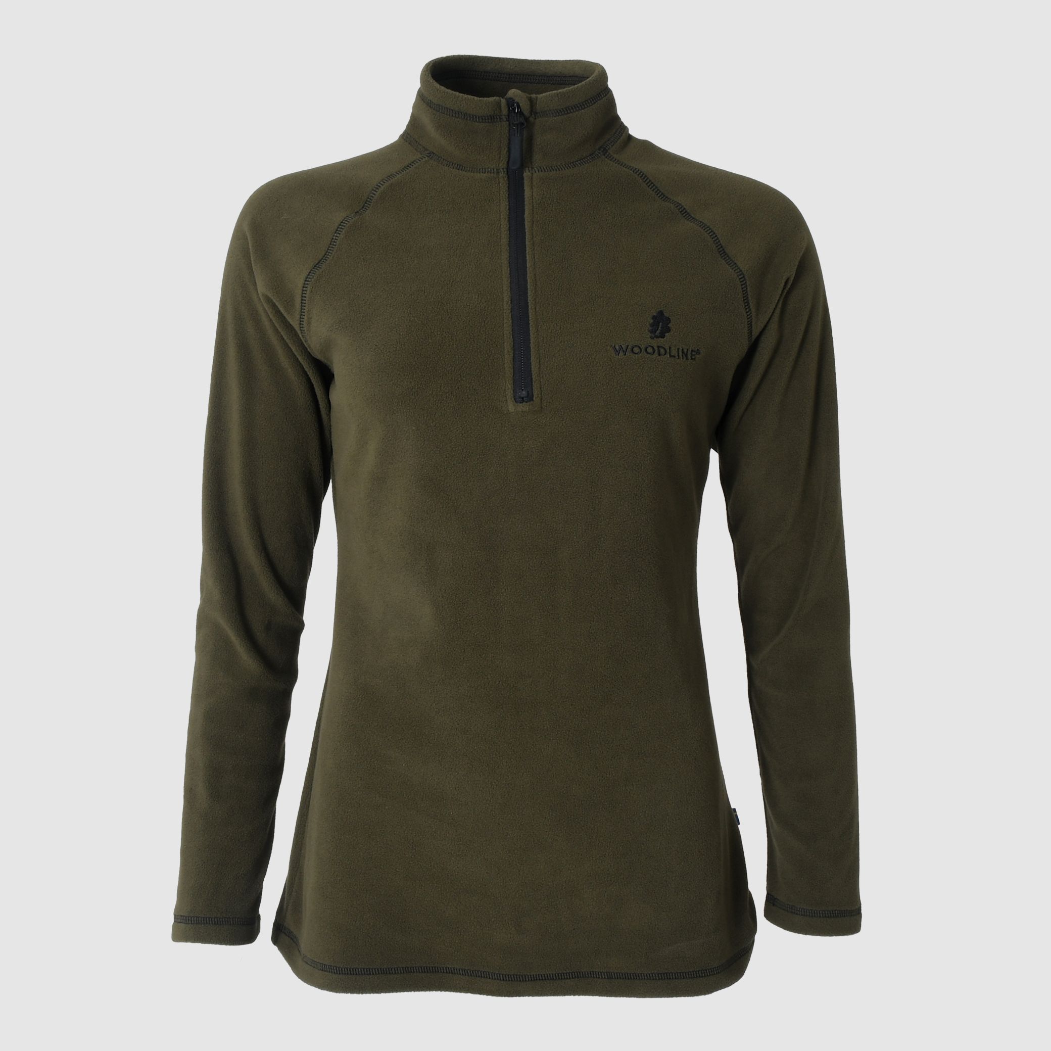 Woodline Fleecepullover Pennebo Grün Damen
