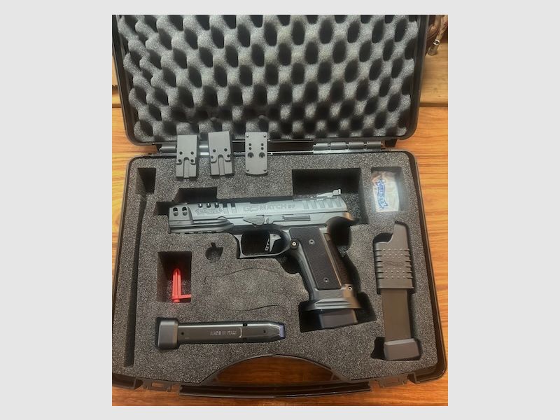 Walther Q5 SF Match Black Ribbon 9X19 INT OR 9mm Luger 