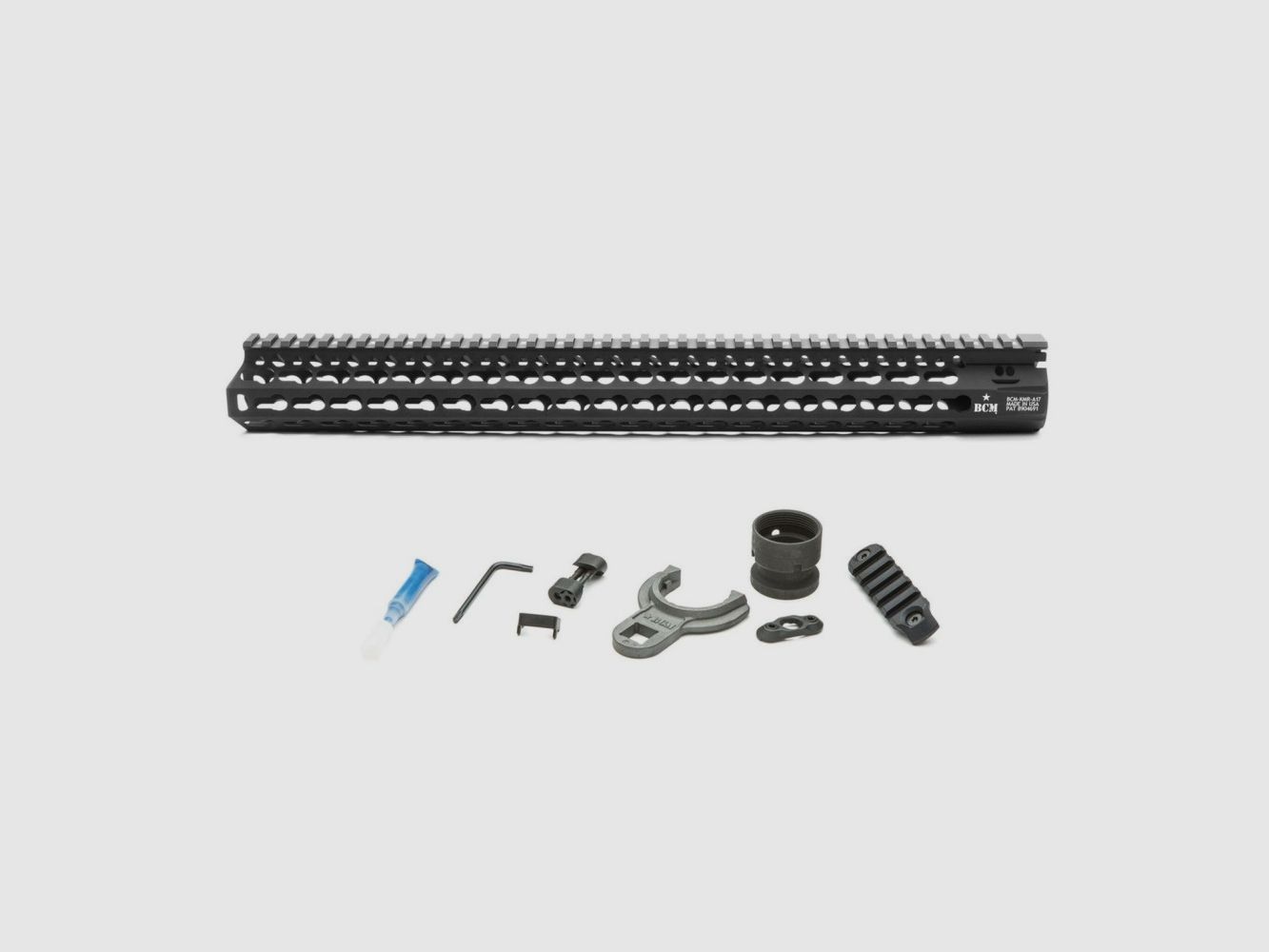 BCM® KeyMod Rail - ALPHA, 5.56, 17-inch - Black