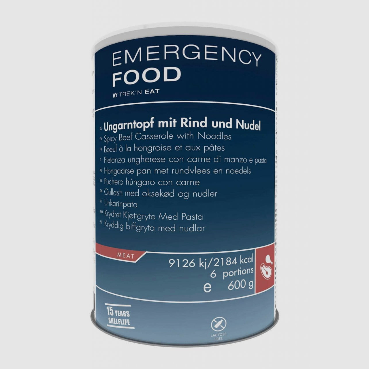 TREK'N EAT EMERGENCY FOOD Ungarntopf mit Rind und Nudeln - 600 g