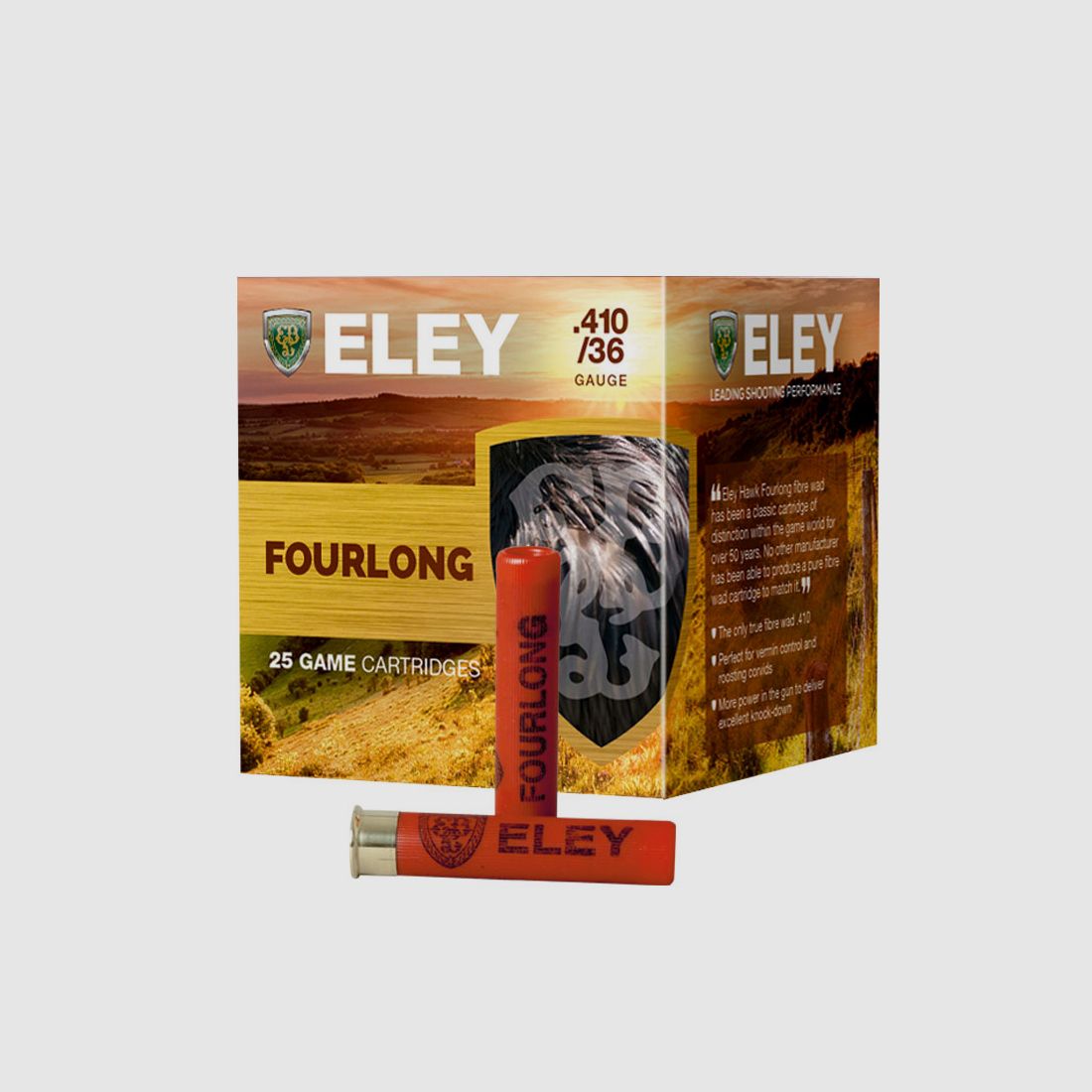 Eley Fourlong .410/65 12,5g #5 (2,8mm) 25 Patronen