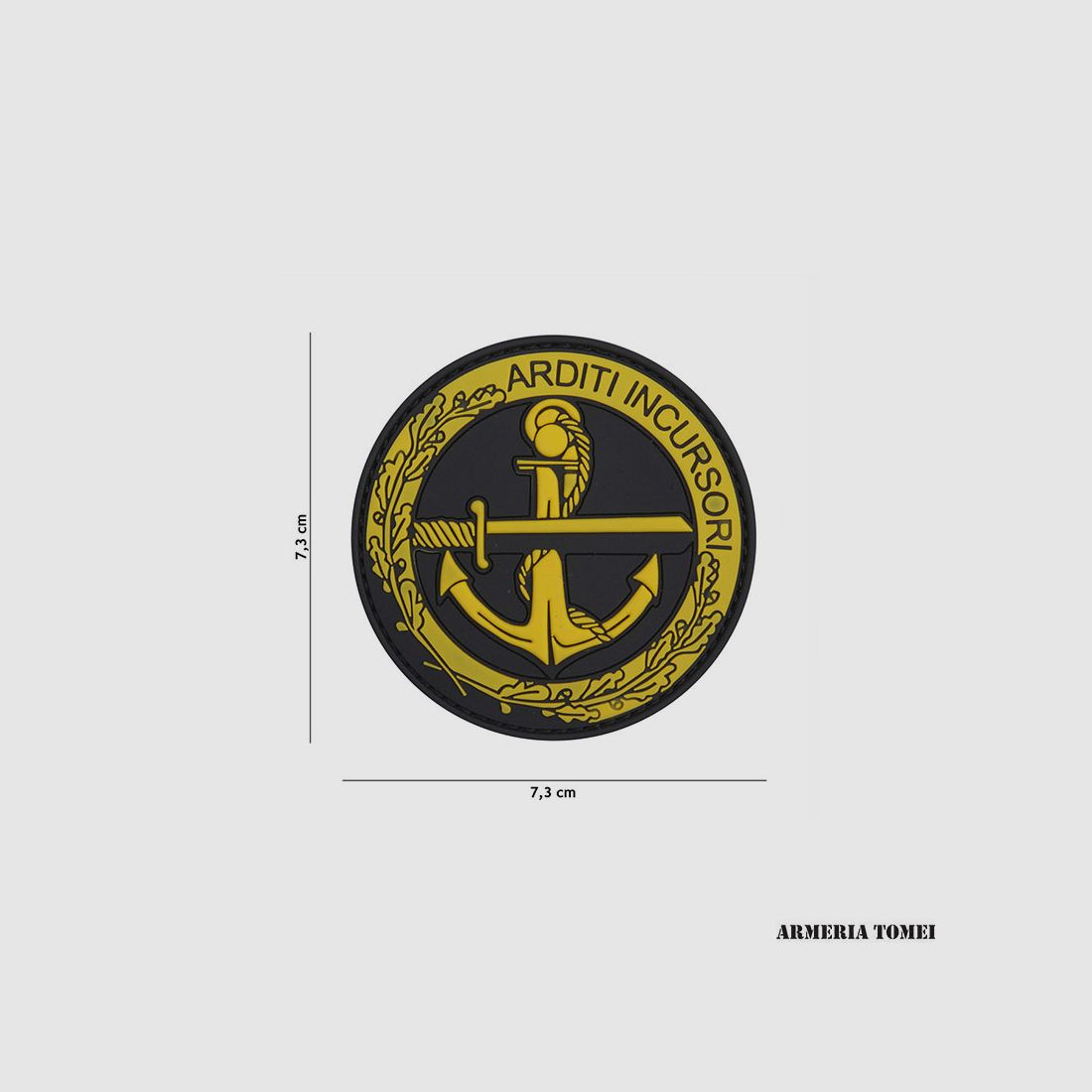 PATCH – 3D PVC ARDITI INCURSORI YELLOW #20057
