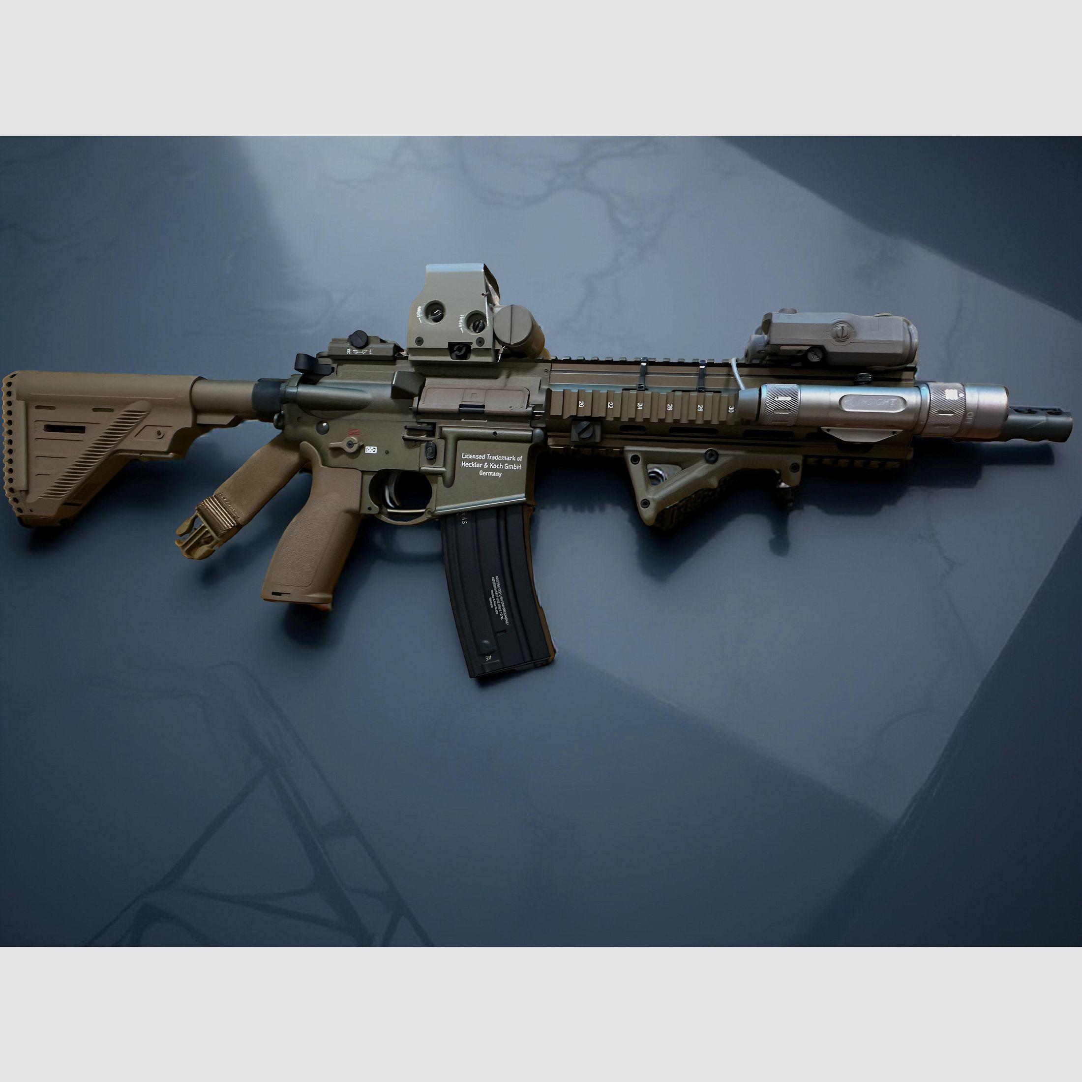 VFC HK416 Supreme (non giocato) – Full tuning + Set completo in RAL con borsa e accessori