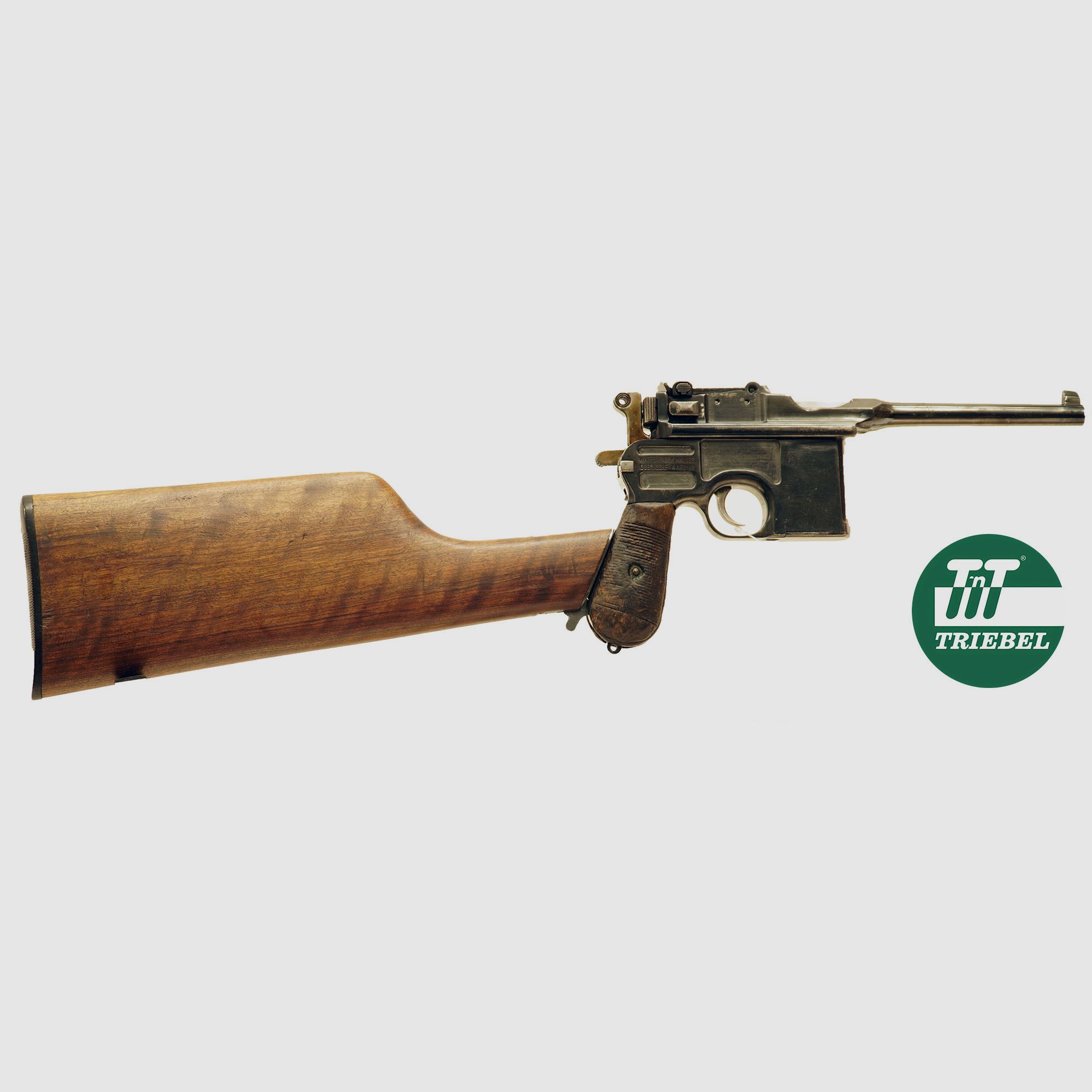 MAUSER Pistool (gebruikt) Mod. C96 met kolf 7,63 MAUSER (2B), afbeelding 2 van 2