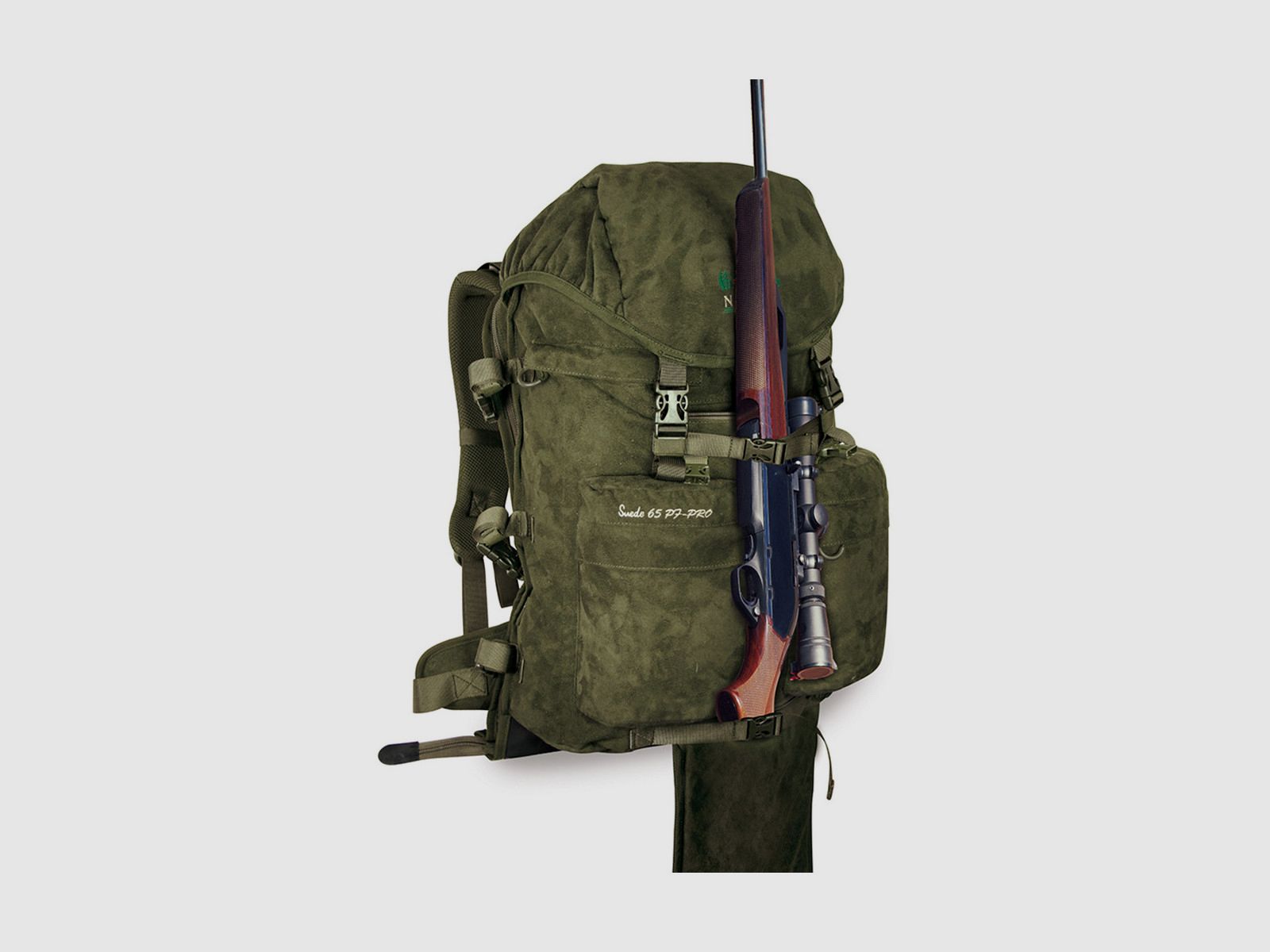 Jacht rugzak met geweertas Suede 65 liter PF Pro Nature van Marsupio, afbeelding 4 van 4
