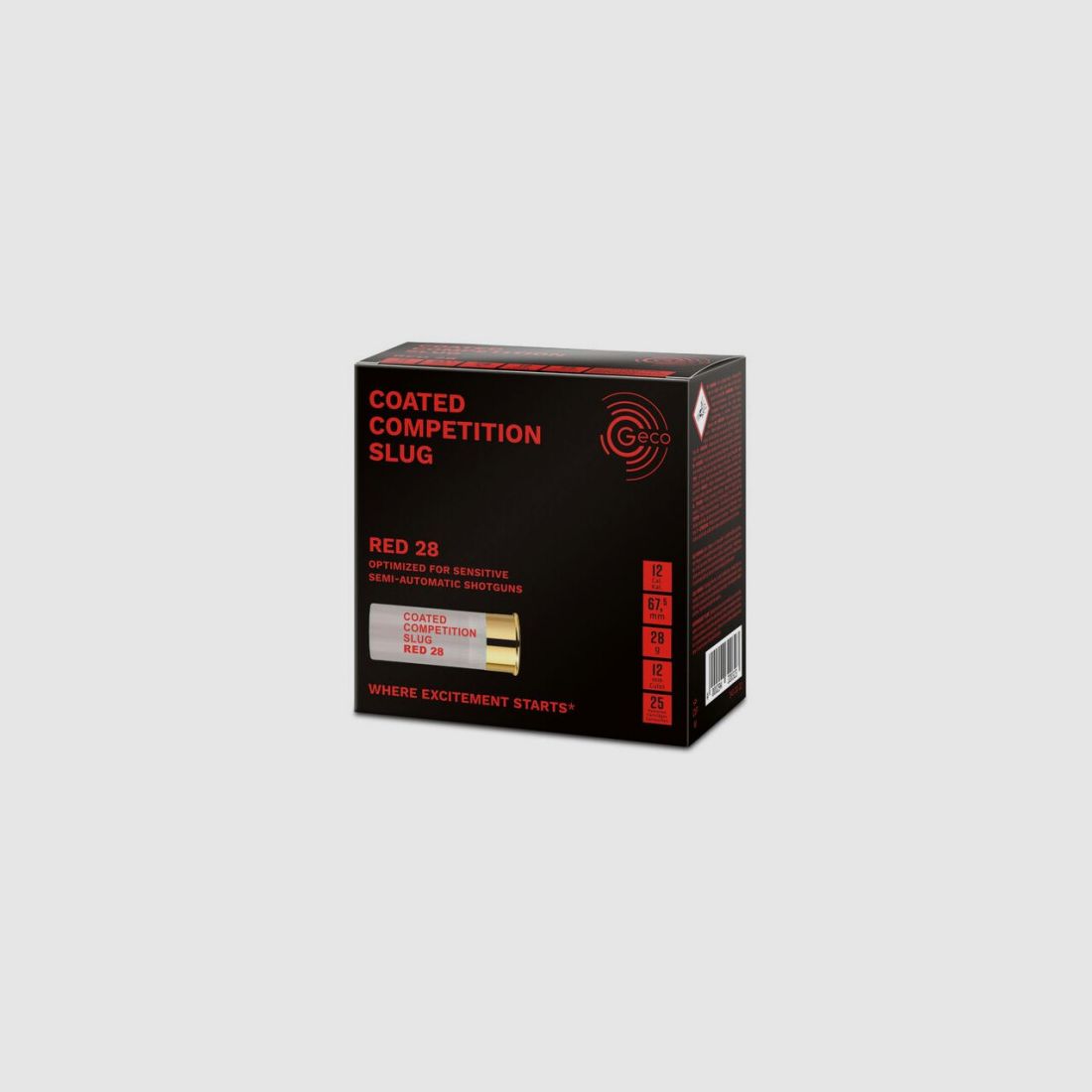 GECO Coated Competition Slug Red 12/67,5