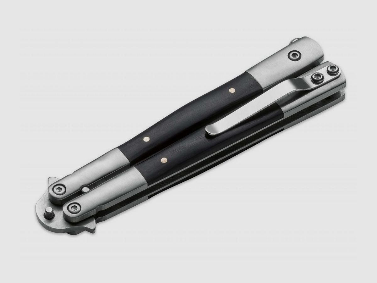 Böker Magnum Balisong Wood couteau papillon, Bild 4 von 10