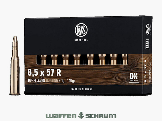 RWS Doppelkern 9,1g - 140 gr 6,5x57R