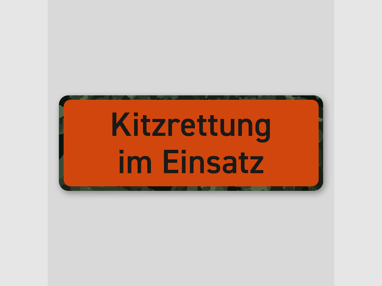 Magnetschild "Kitzrettung im Einsatz"