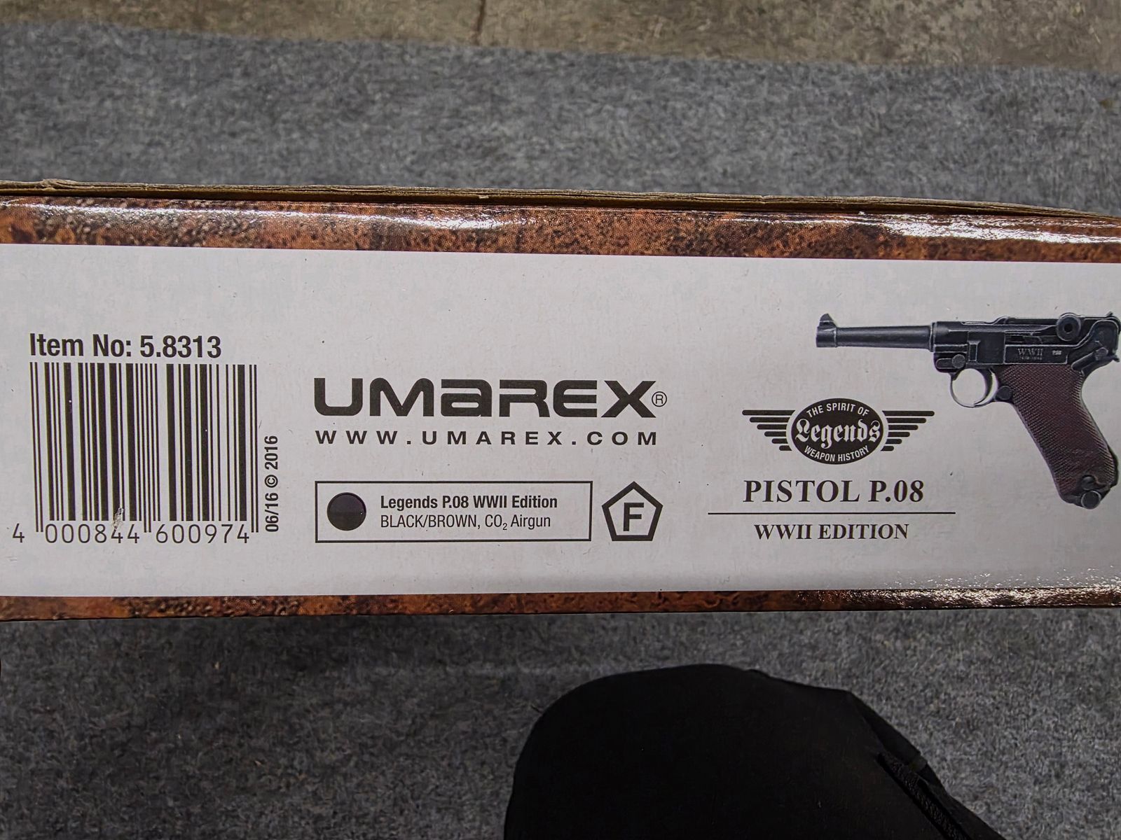Umarex Legends P08 Luger WWII Special Edition Co2 Pistole mit Blowback  Cal. 4,5 mm Stahl BB