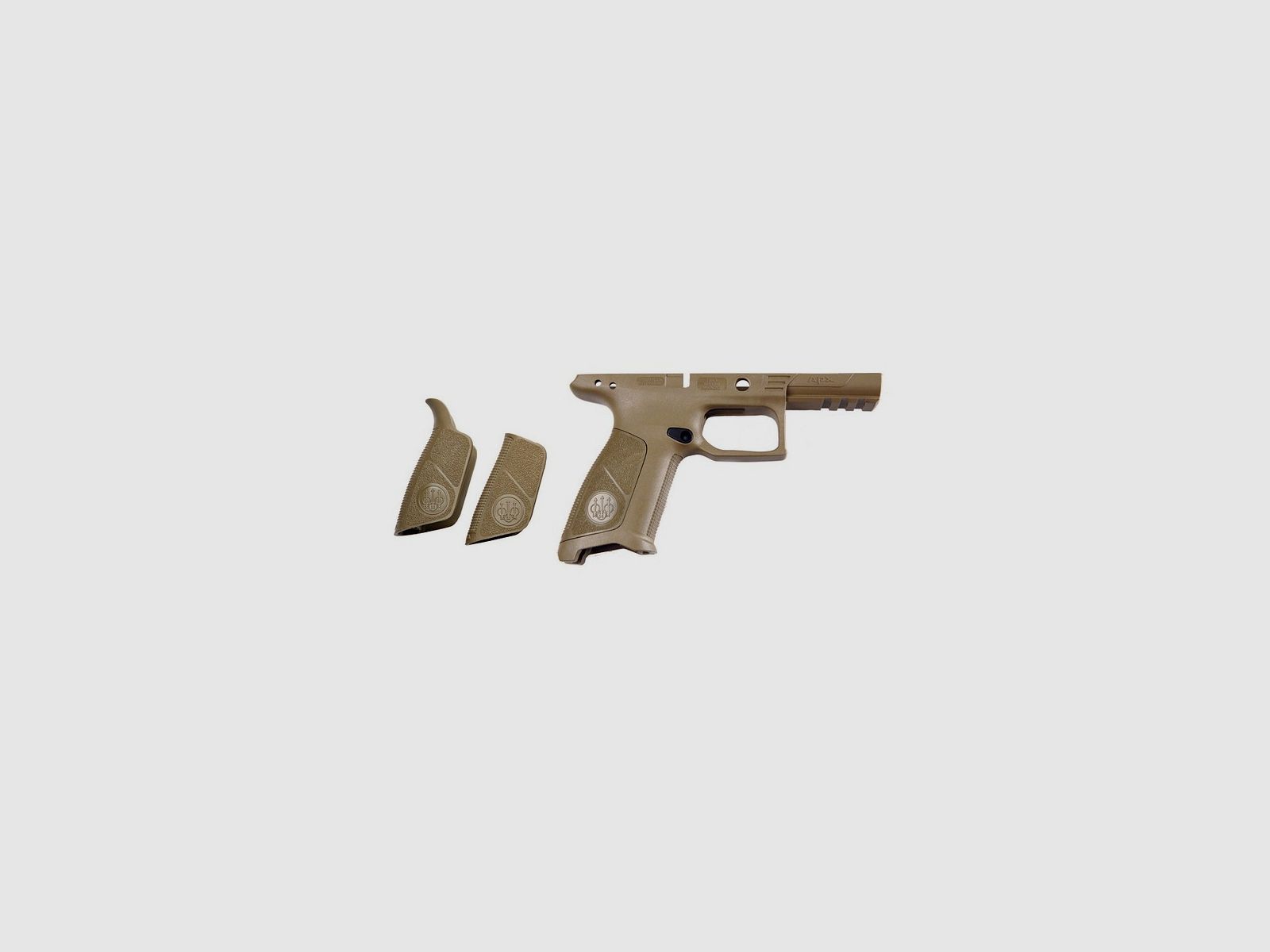 BERETTA KIT GRIFF UND ZUSÄTZLICHE RÜCKENSTÜCKE FÜR APX DARK EARTH