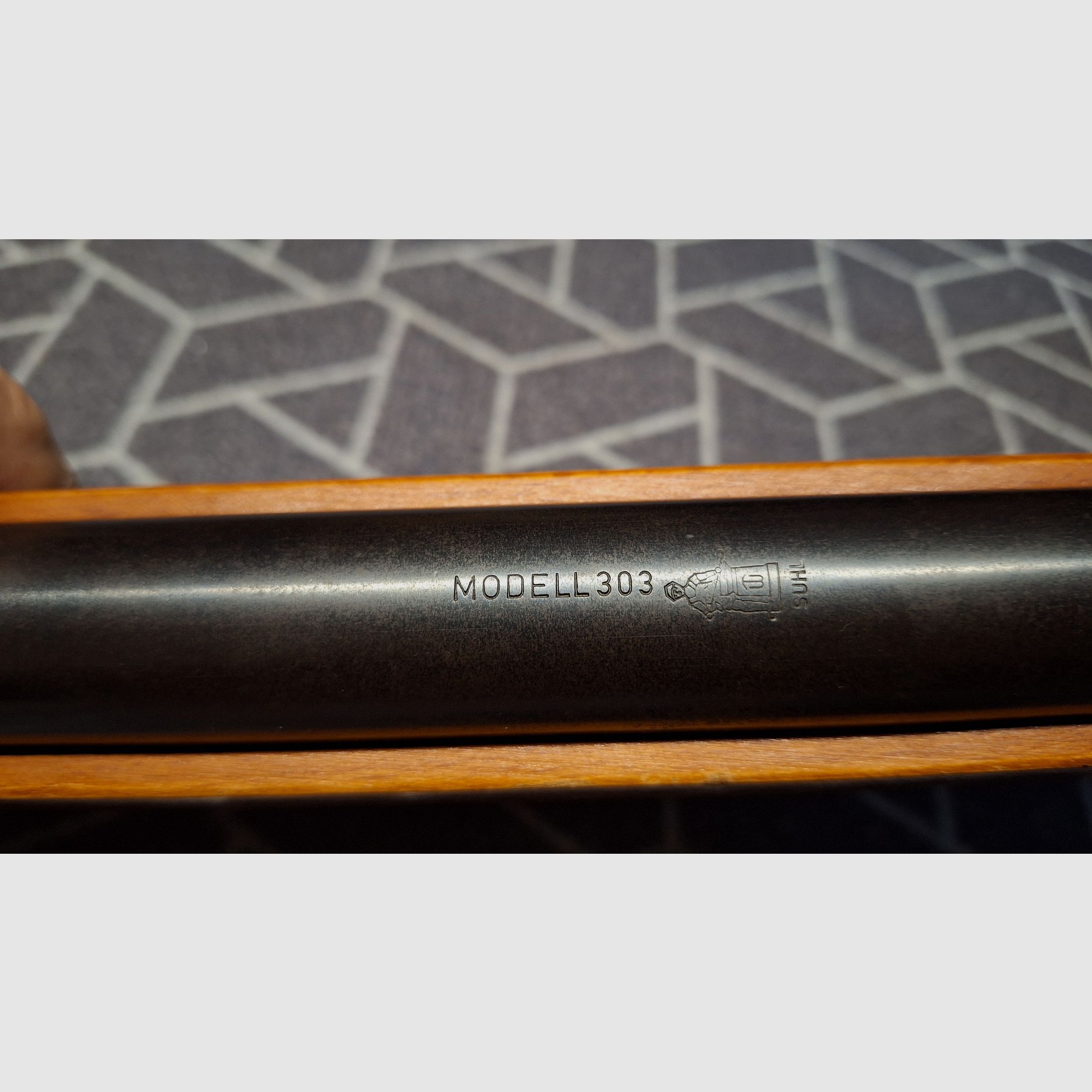 Rifle de aire modelo 303 Haenel Suhl ¡TOP estado de colección!