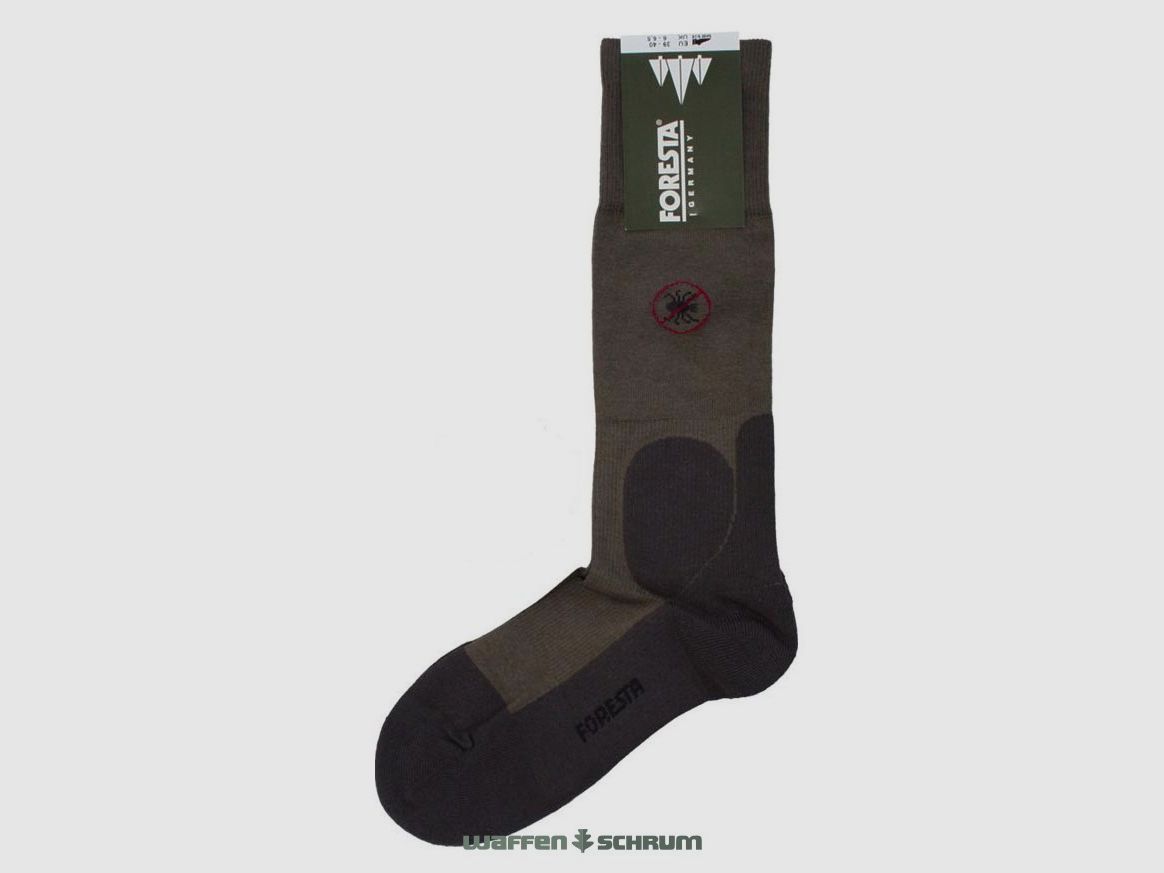Foresta Anti-Zecken Socke Olive