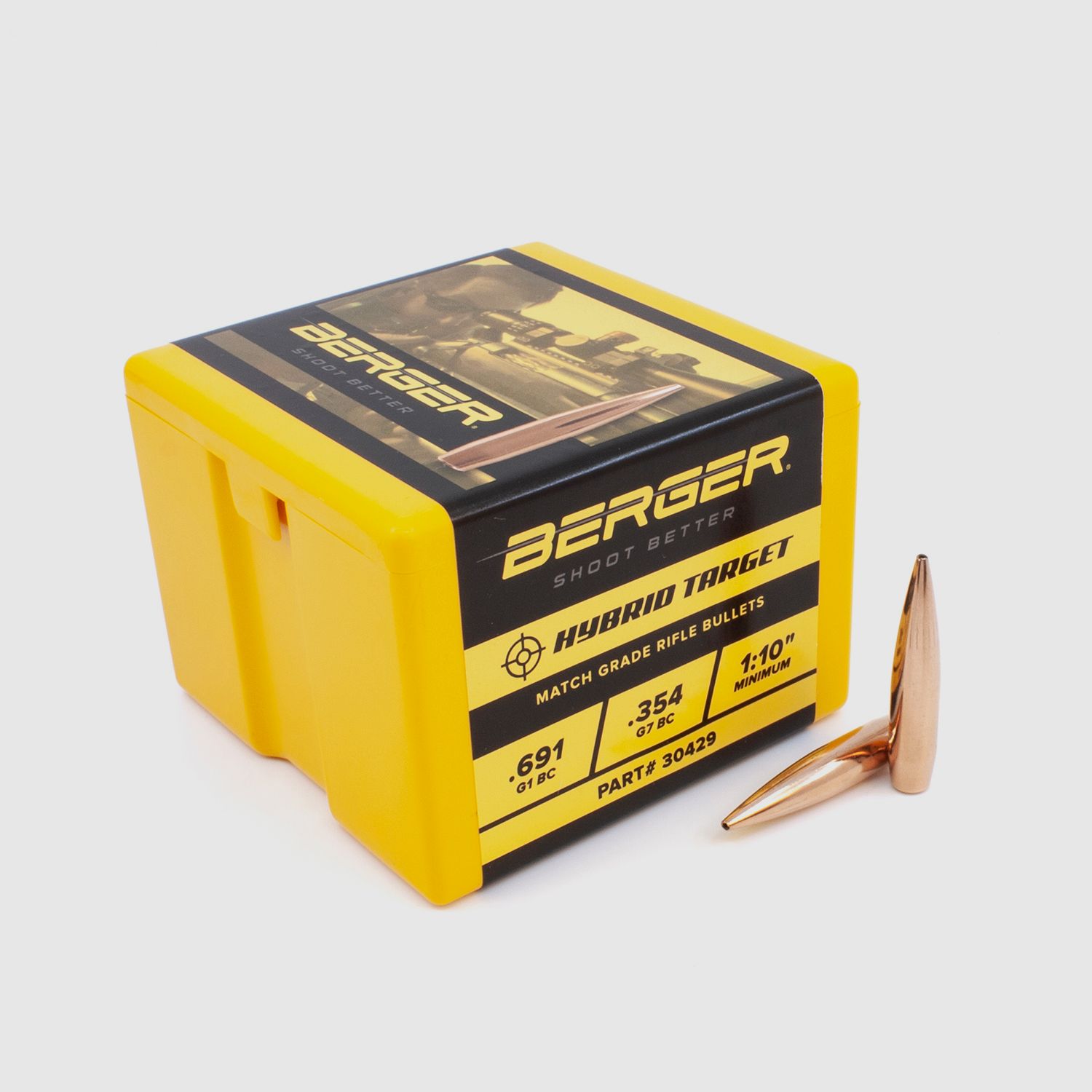 Berger Geschoss .30 Hybrid Target 215GR 100 Stück
