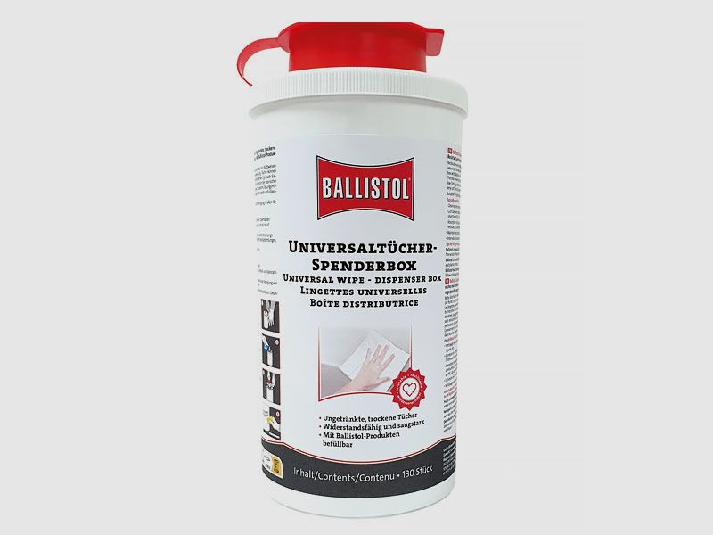 BALLISTOL SPENDERBOX z uniwersalnymi ściereczkami do czyszczenia