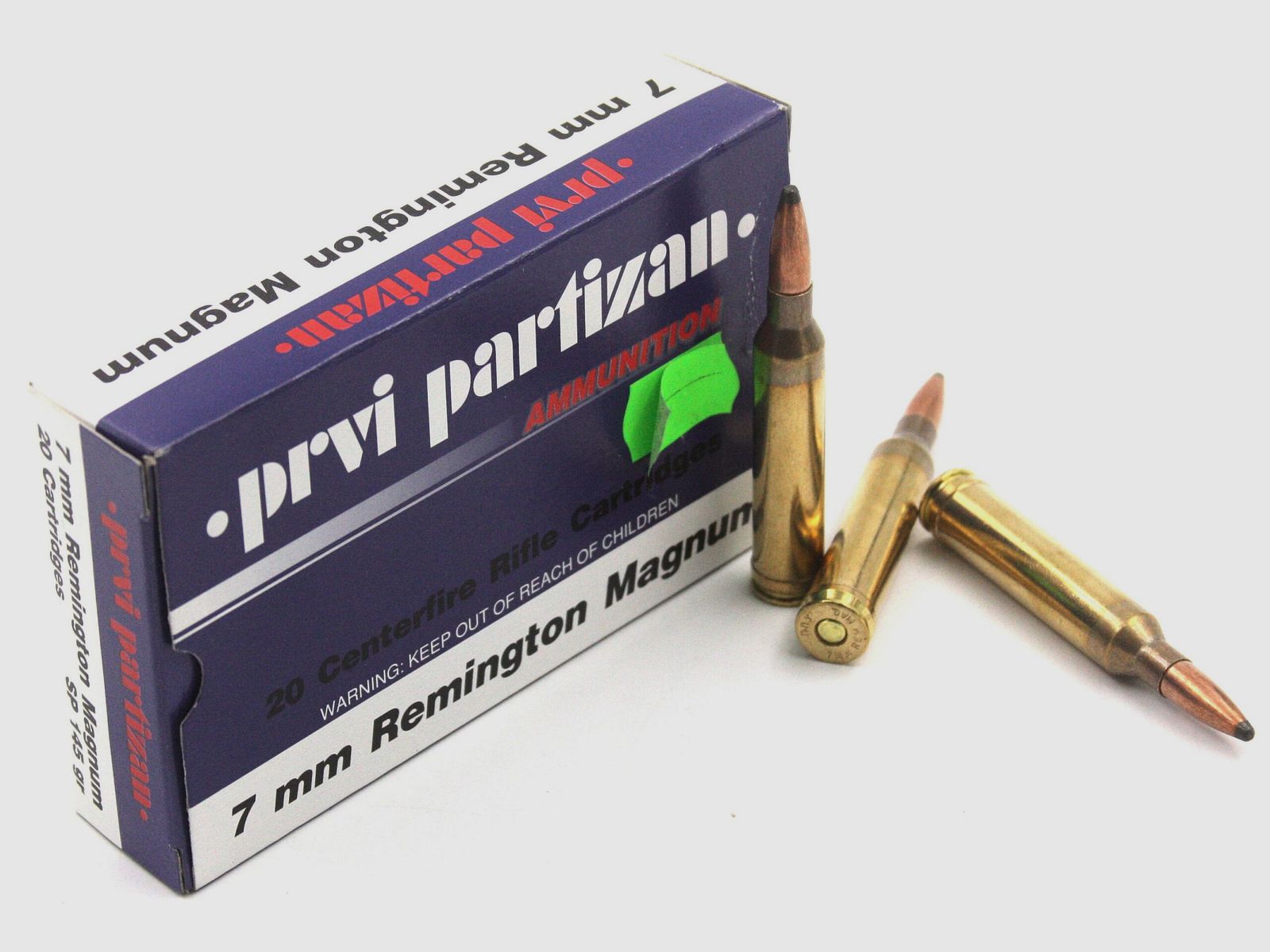 Prvi Partizan, 7mm Rem Magnum, SP, 145 gr., 20 Stk.