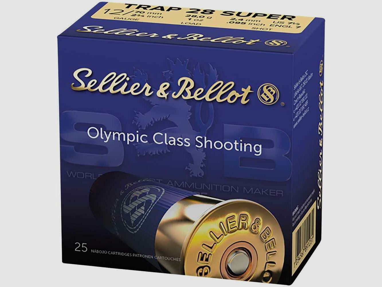Sellier & Bellot S&B Super Trap 28 - 28 gr. 2,4 mm - 25 pz