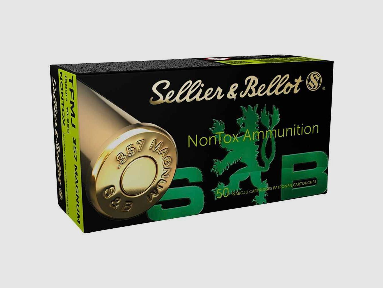Sellier & Bellot .357 Mag. S&B TFMJ NonTox 158 grs - 50 Stk