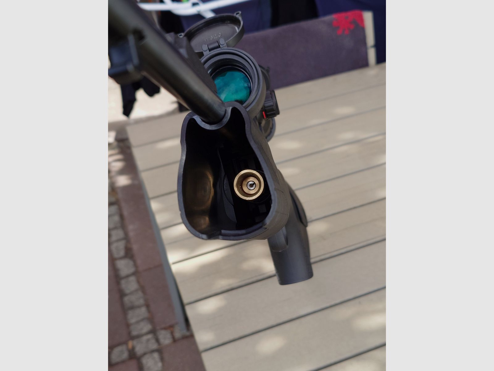 Umarex 850 m2 with CO2 adapter and Walther scope + lots of accessories