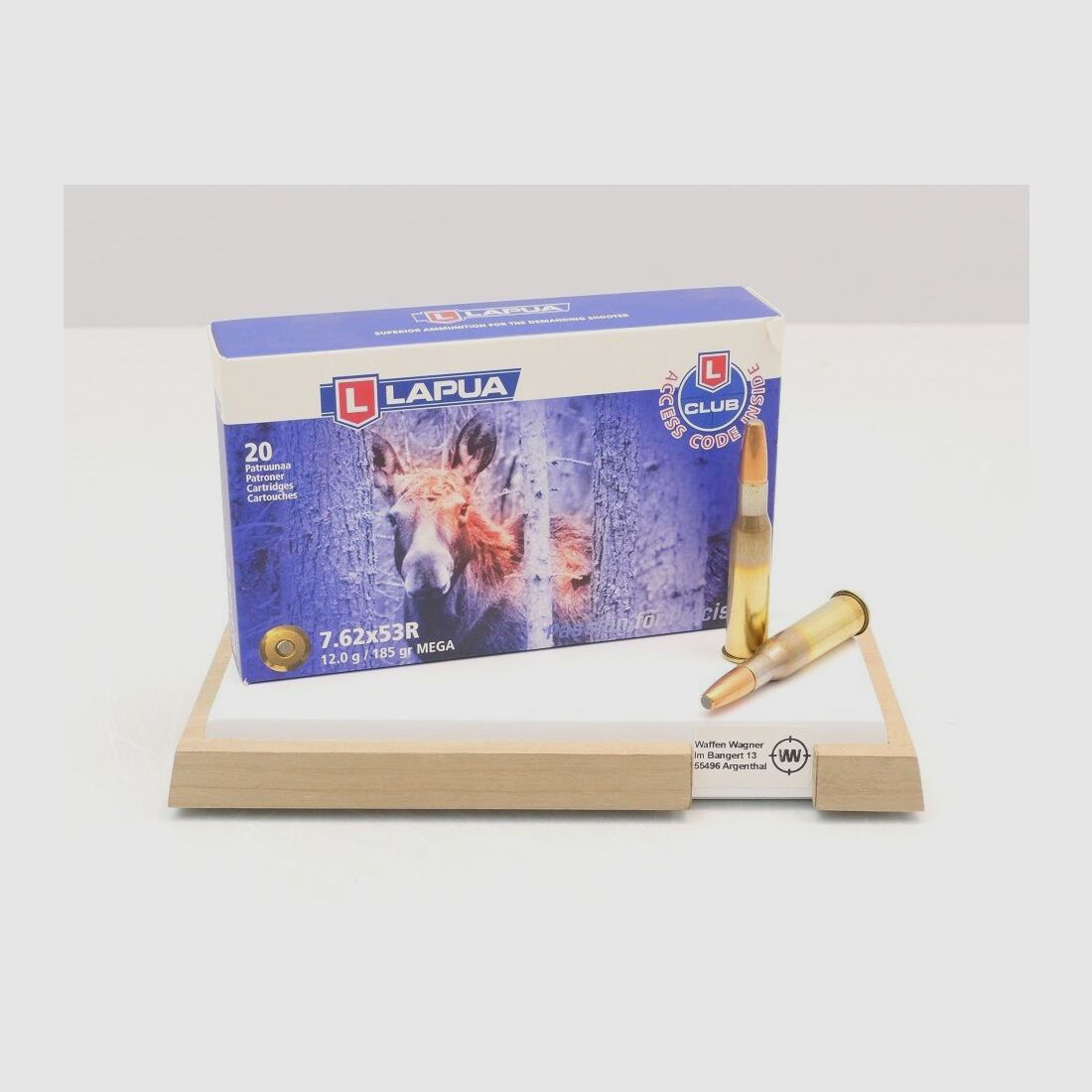 Lapua MEGA 12G 185grs A20