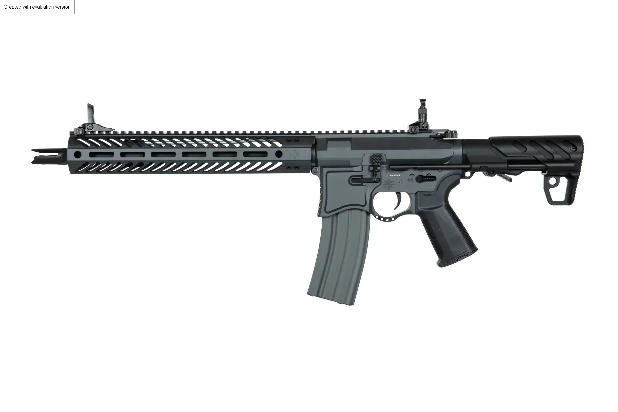 Karabinek ASG G&G SBR8 Seekins Precision 12" - Szary, zdjęcie 2 z 20