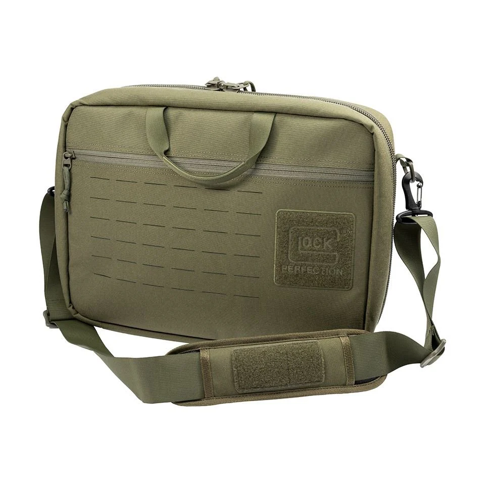 GLOCK Executive Gear Bag – Olive – CORDURA® 700D – 40×28×10 cm – 360° gevoerd – MOLLE/Velcro