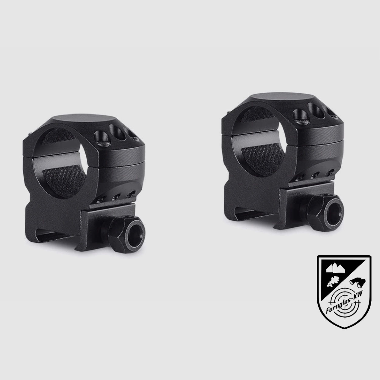 HAWKE 24111 taktische Ringmontage für Zielfernrohr Weaver 25,4mm Mittel 2 Stück