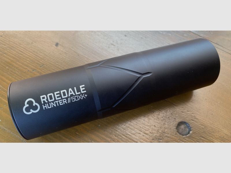 neuwertig: Schalldämpfer Roedale Hunter 50XK+ 4,5 - 6mm mit Wechseladapter nach Wahl