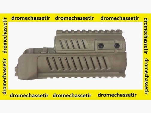 Garde main pour VZ 58 avec 4 rails picatinny en 21mm de largeur, FAB DEFENSE, couleur TAN