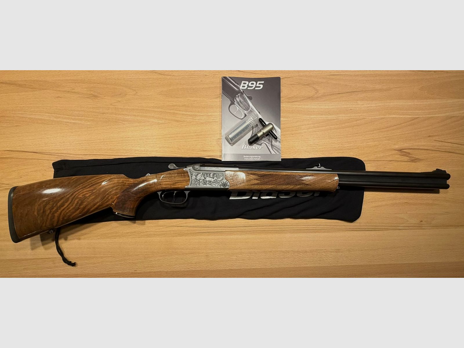 Blaser BBF 95 Luxus Bockbüchsflinte Kaliber 20/76 und 6,5x57R
