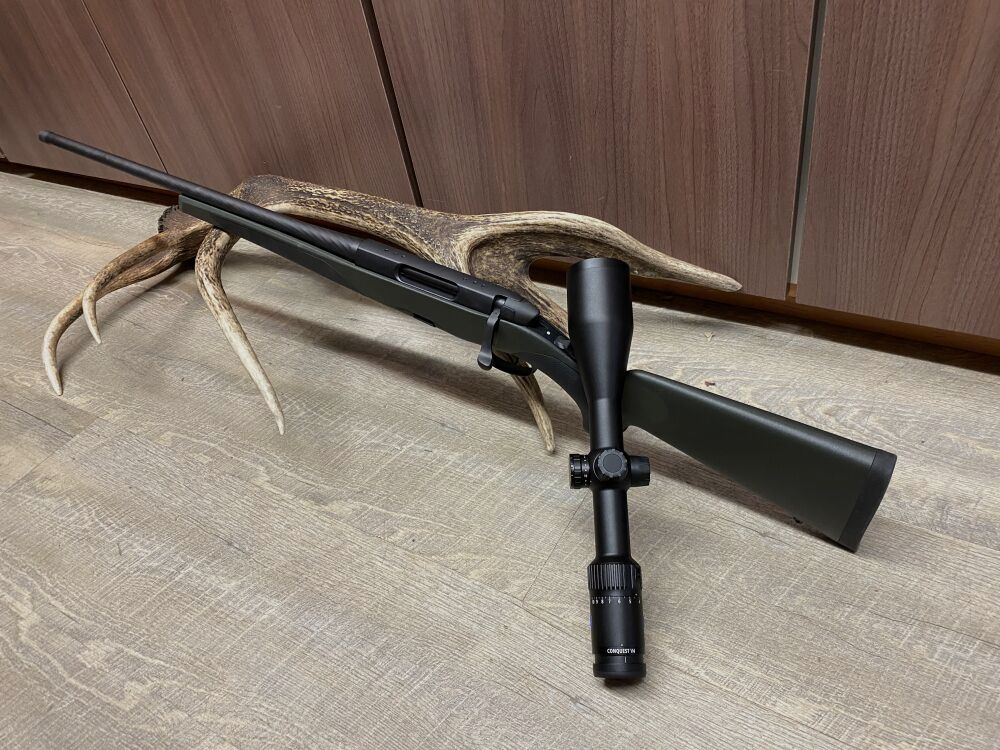 Steyr Mannlicher	 SM 12 SX links, mit Zeiss Conquest V4 3-12x56