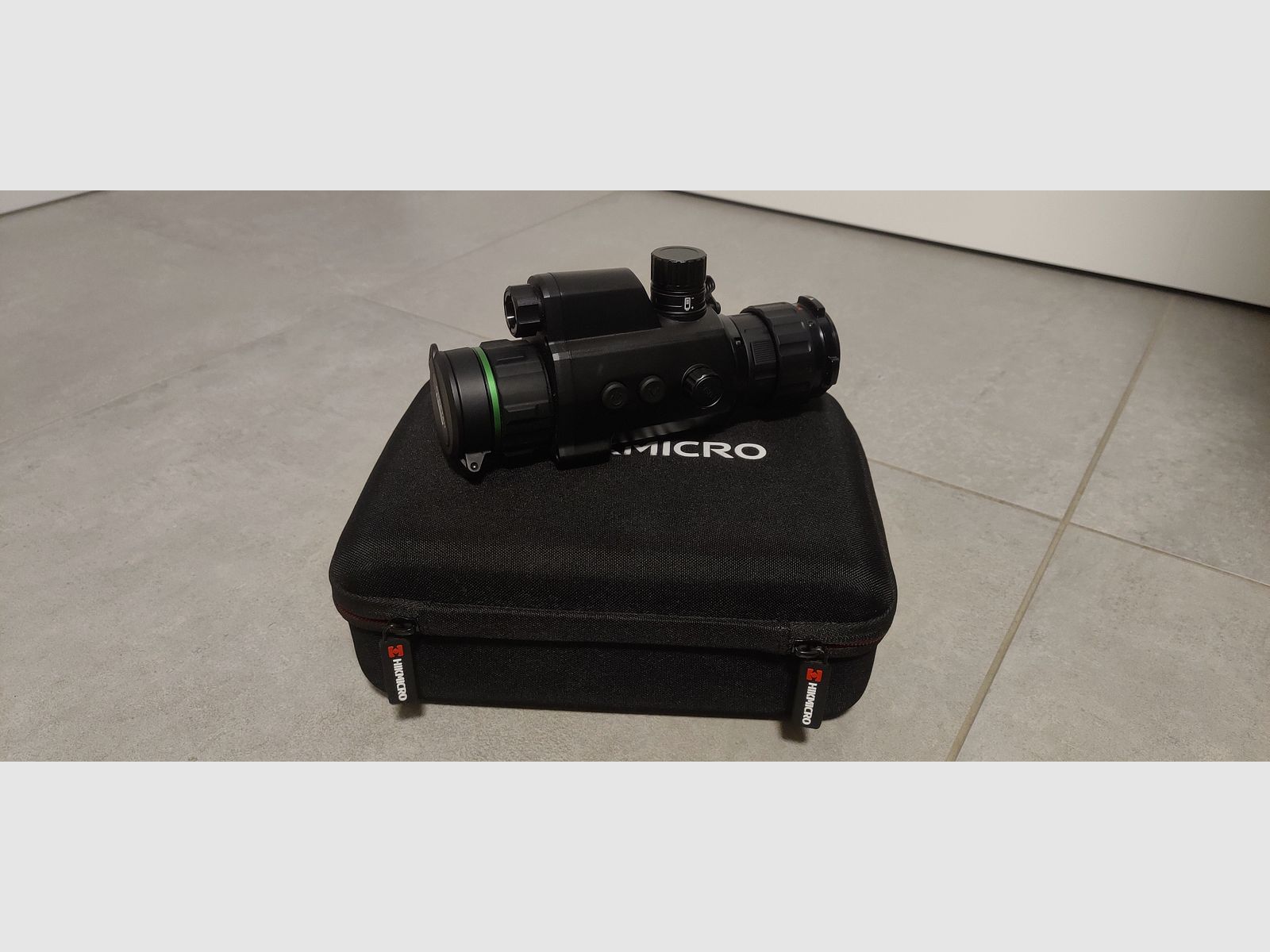 Hikmicro cheetah+ Adapter auf Rusan Multiadapter+ Rusan Multiadapter+ Maximtac IR Strahler 