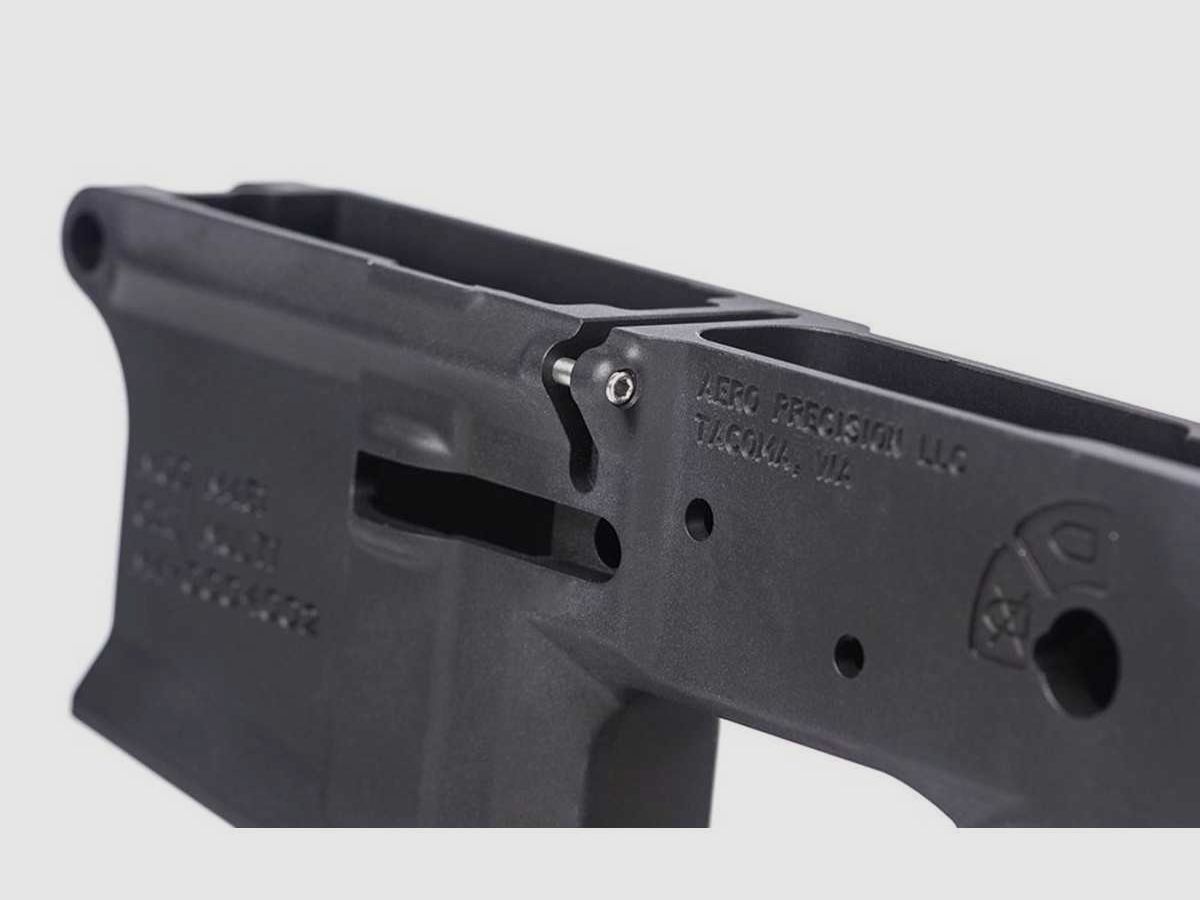 M4E1 Stripped onderreceiver geanodiseerd zwart, afbeelding 3 van 4