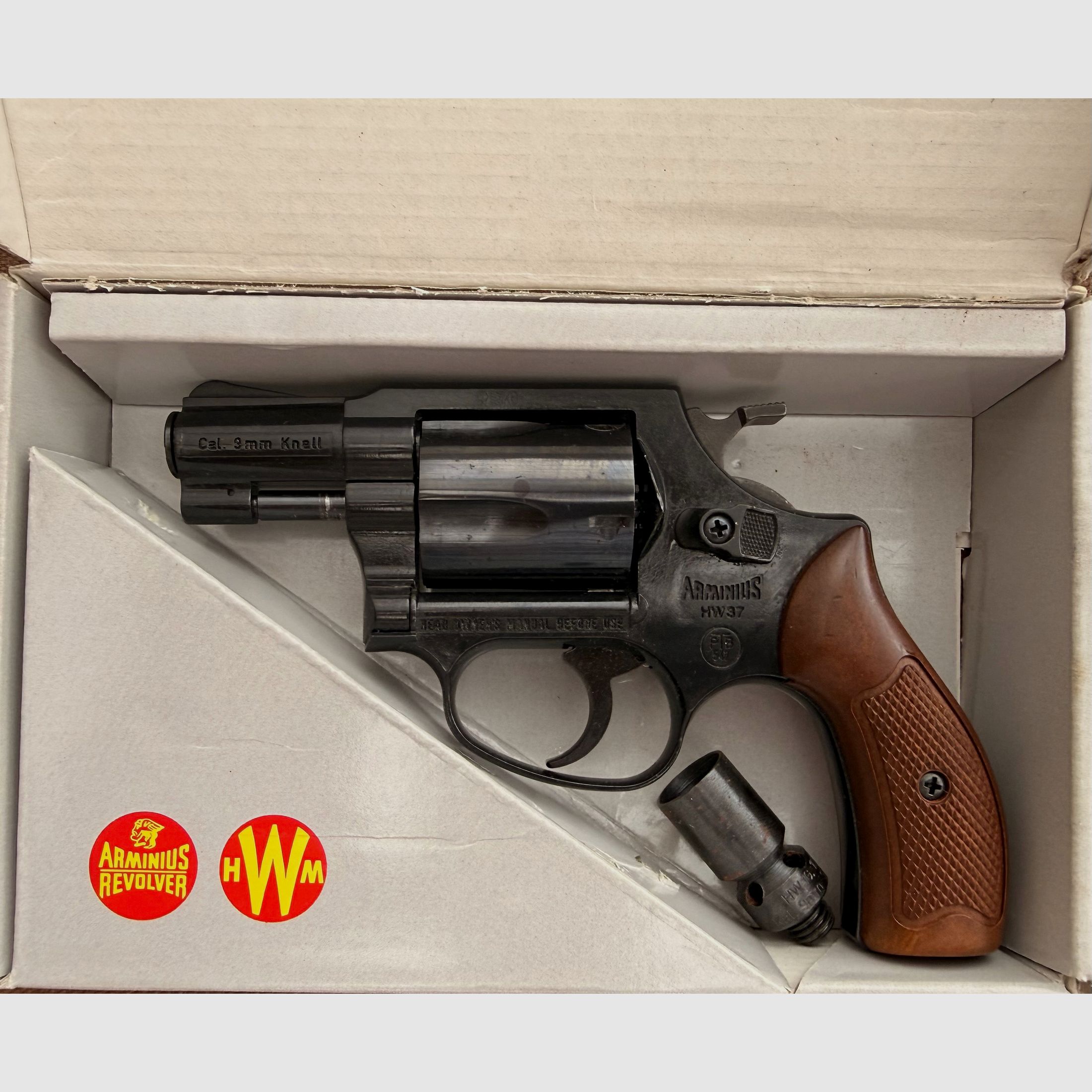 Incense Arminius HW 37 PTB 547 Old Like New Revolver