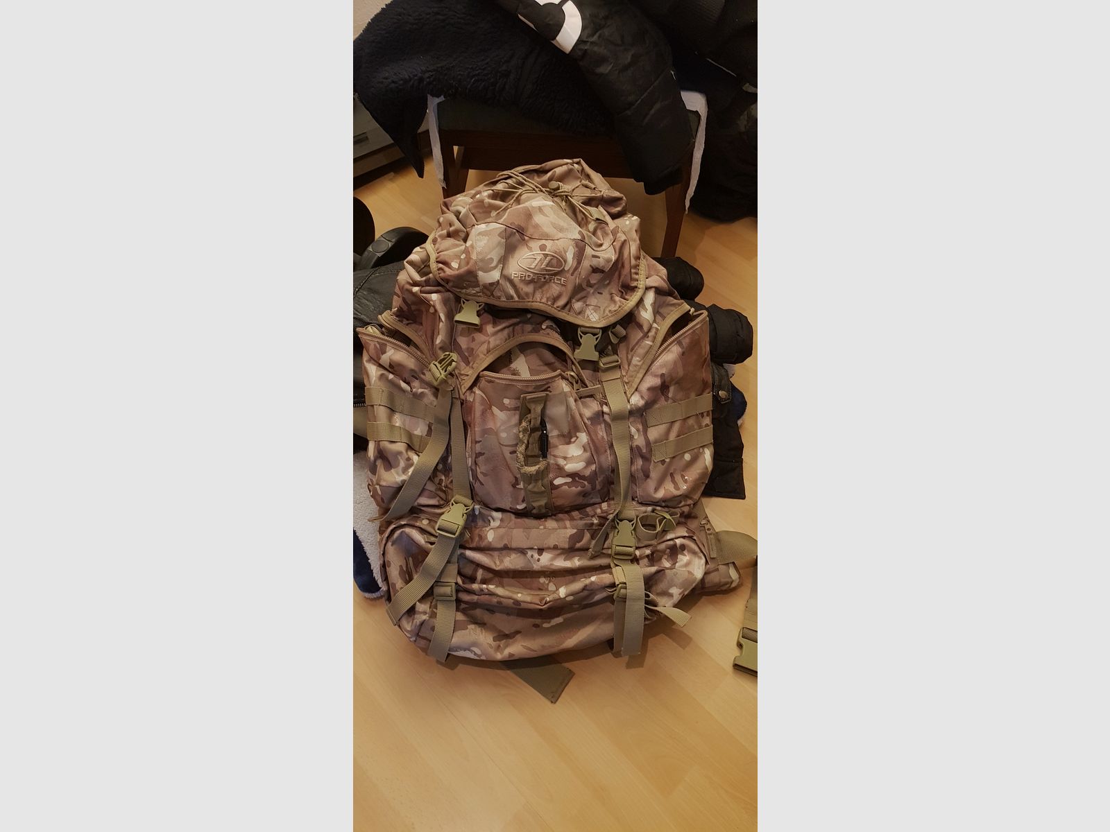 Rucksack Survival, tactique tacheté Pro Force Elite