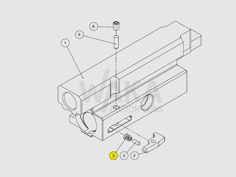 B&T Feder zu Auszieher zu APC223/300