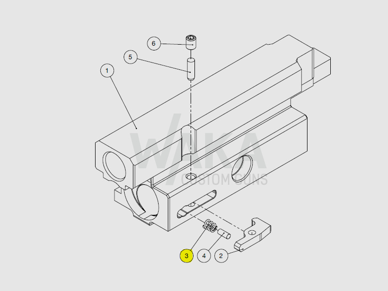 B&T Feder zu Auszieher zu APC223/300
