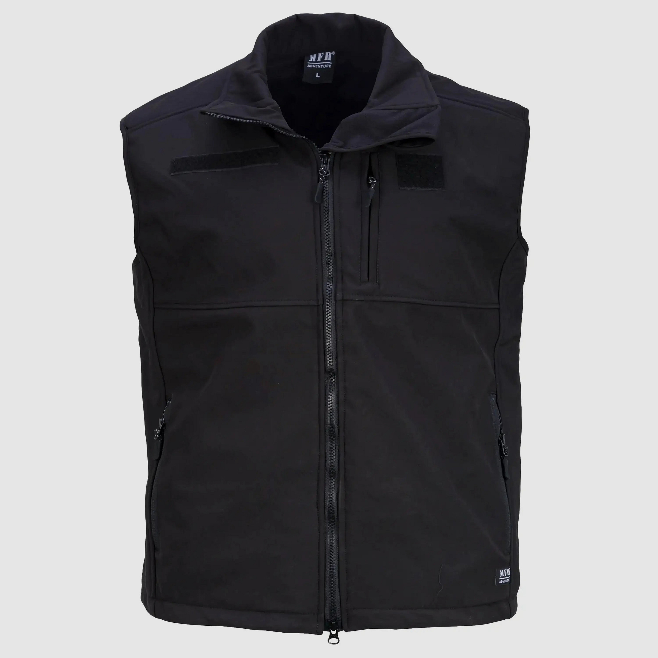 MFH MFH Gilet Softshell Allround - Nero / S Uomini