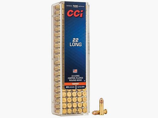 CCI Cartridges .22LR 22 Long 29 Grains Round Nose
