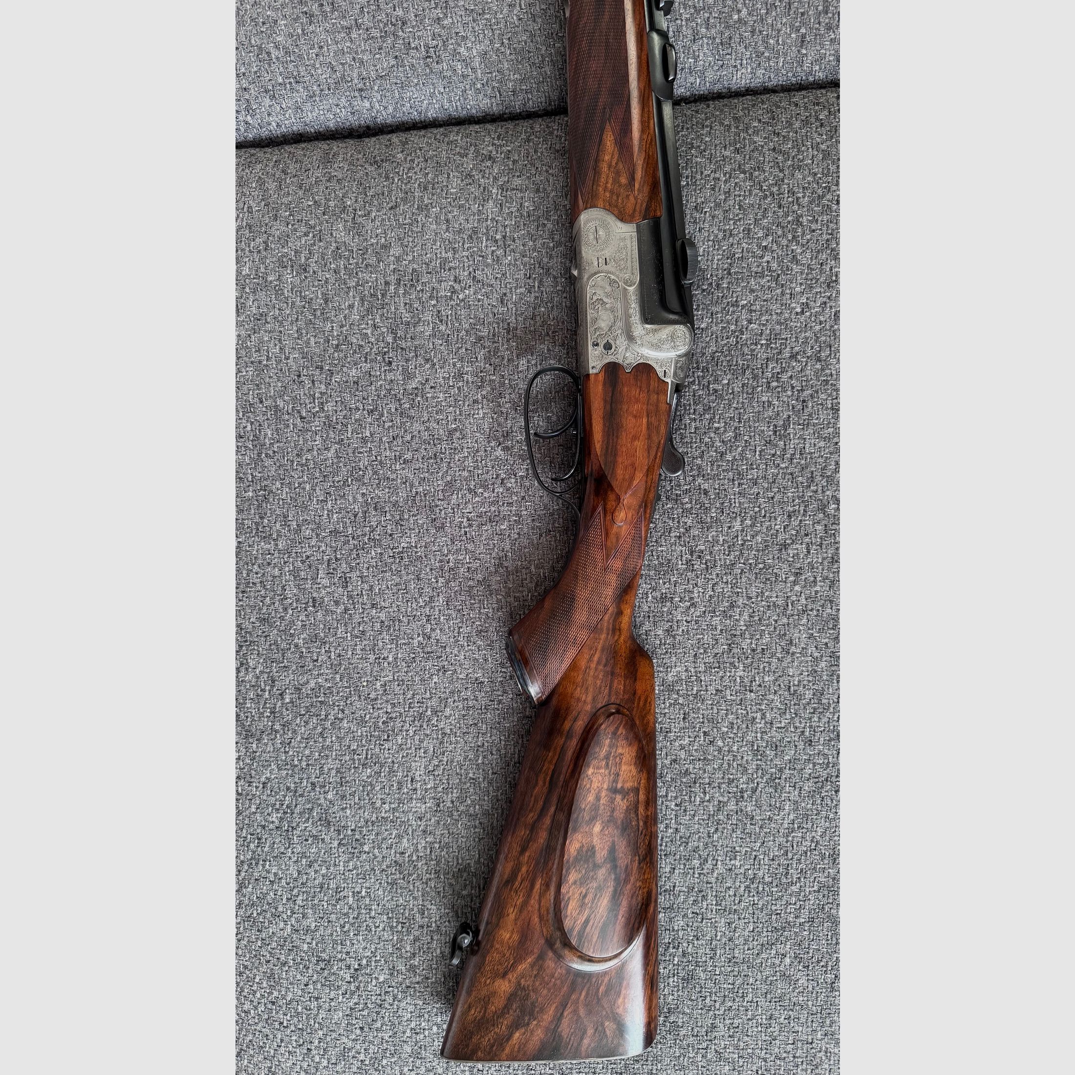 Ekskluzywna Simson Suhl Bockdoppelbüchse kaliber 8x57 IR – okaz kolekcjonerski w doskonałym stanie