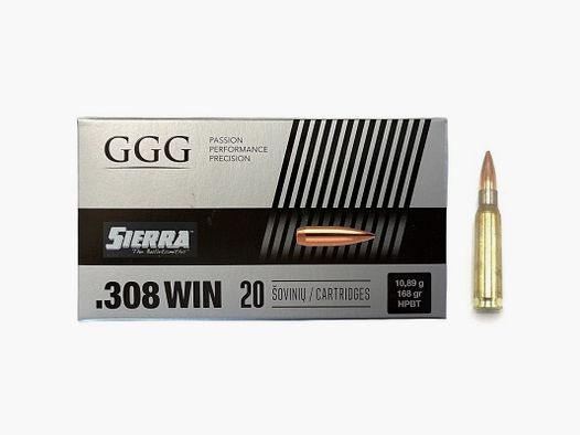 GGG 308W HPBT - 168gr