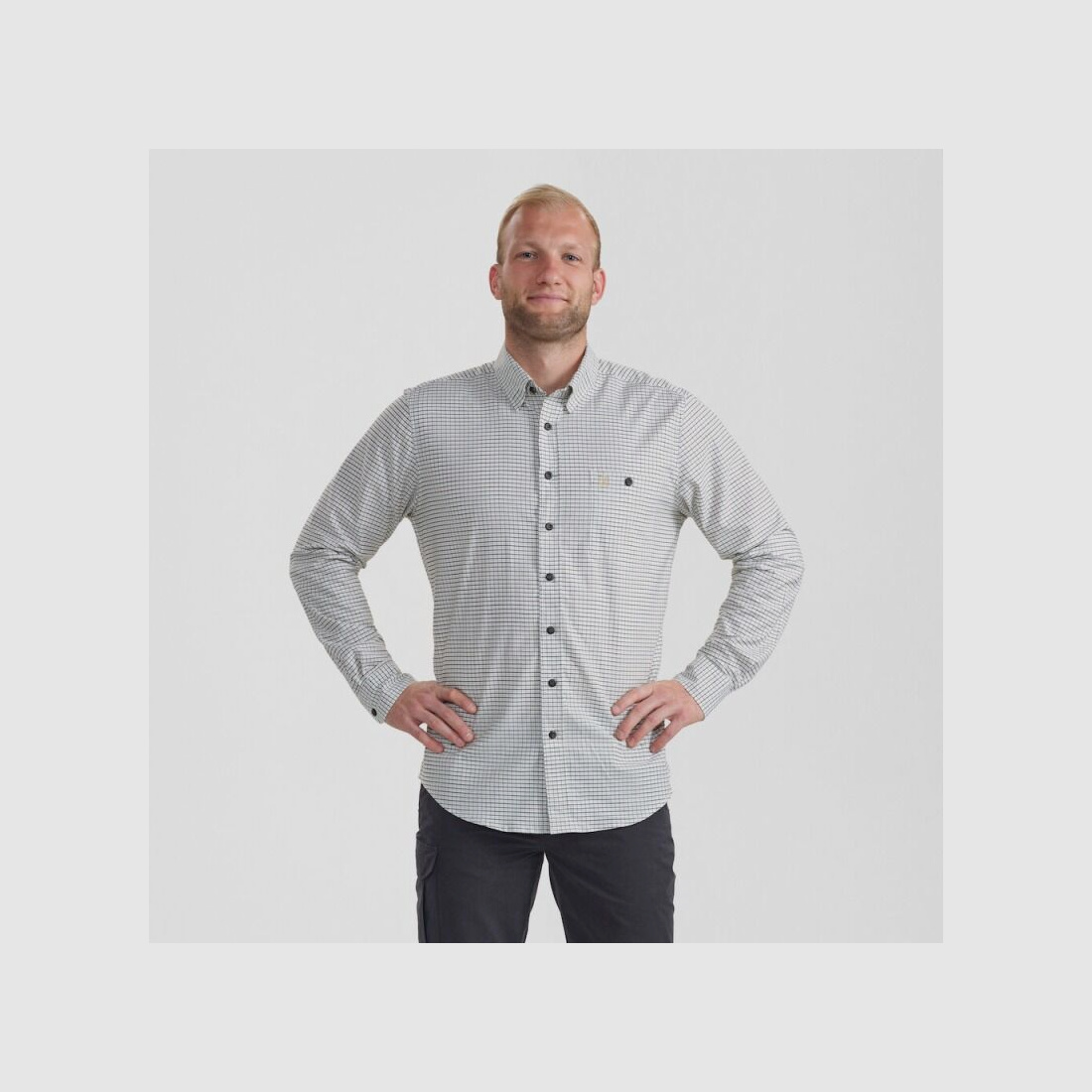 Deerhunter Herren Hemd Samuel Green Check 39/40